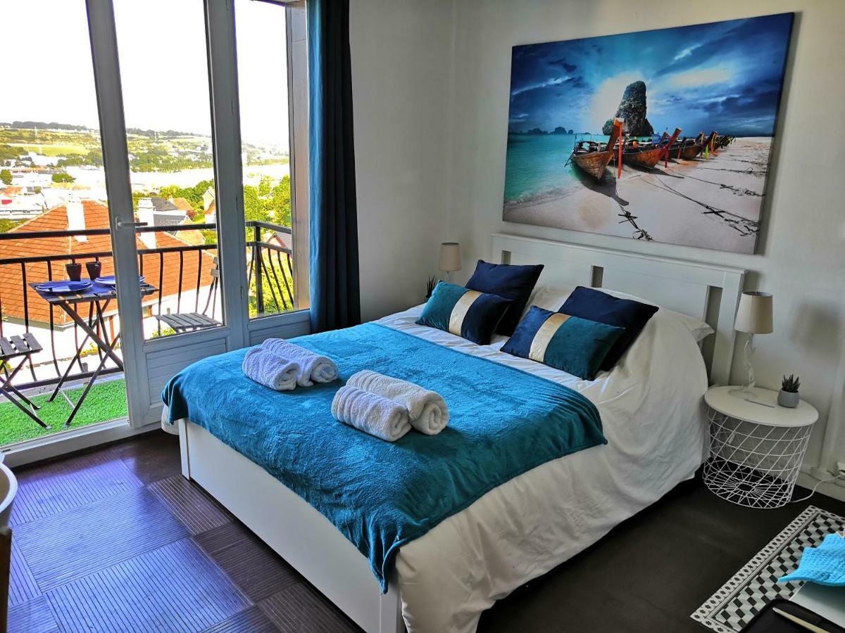 Escale Dieppe Gambetta - Appart Et Studios 2-6 Personnes Vue Ville Et Mer Exterior foto